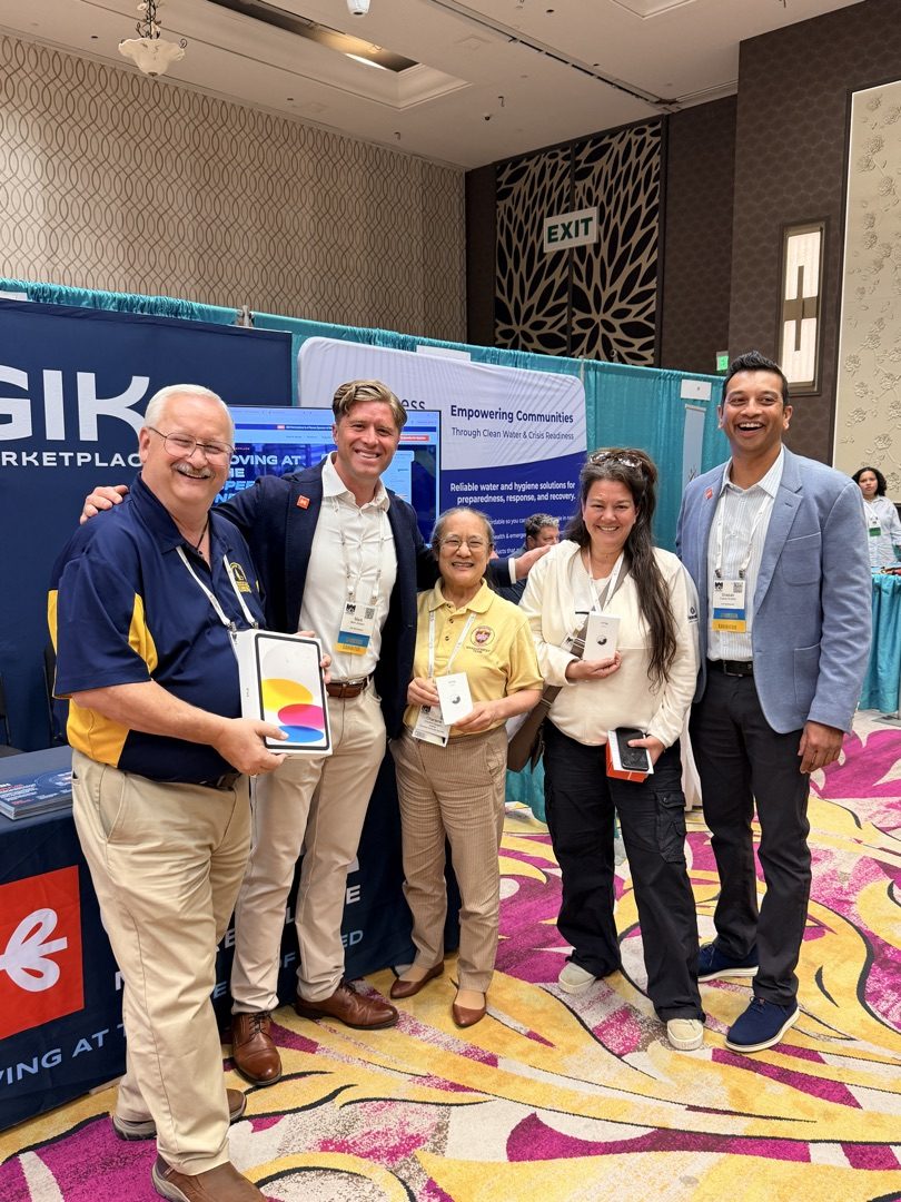 GIK Marketplace team at the booth